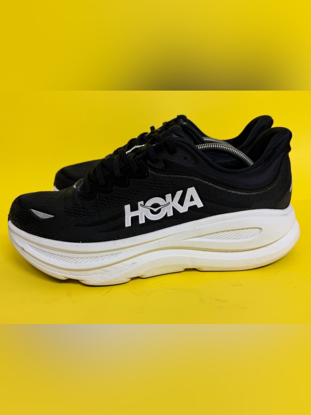 HOKA Bondi 9 Men’s Size 13 4E X-WIDE Running Shoes Black